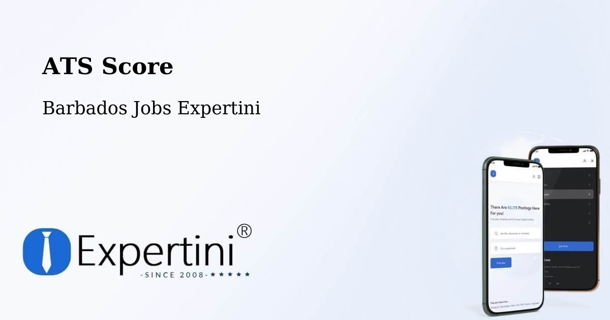 Resume ATS Score & Job Description Match Tool – Barbados - Barbados Jobs Expertini